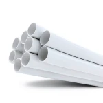 انابيب UPVC ضغط 21.7 بار مقاس 6 إنش سمك 12.47 مم لون أبيض