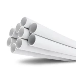مواسير بلاستيك UPVC ضغط 17.2 بار مقاس 1 1/4 إنش سمك 2.49 مم لون أبيض