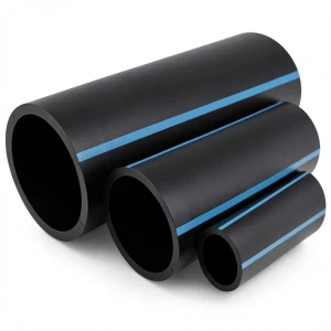 NPF HDPE Pipes Nominal Pressure 10 Bar Outside Diameter 250 mm Thickness 9.6 mm Black