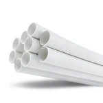 مواسير UPVC مقاس 4 إنش سمك 6.73 مم ضغط 17.2 بار لون أبيض