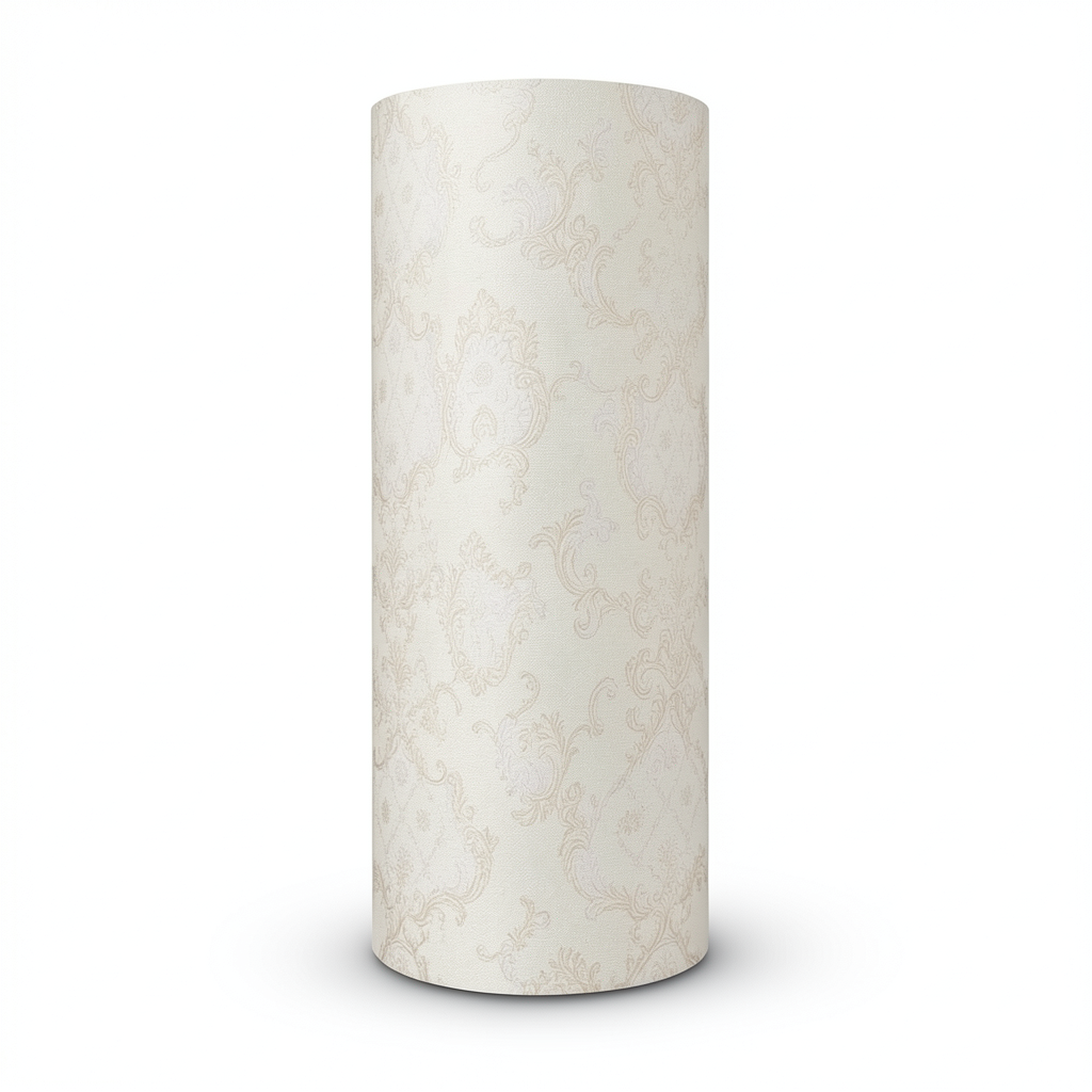 Italian Wallpaper Classic Design 10m x 1.06m, Light Beige