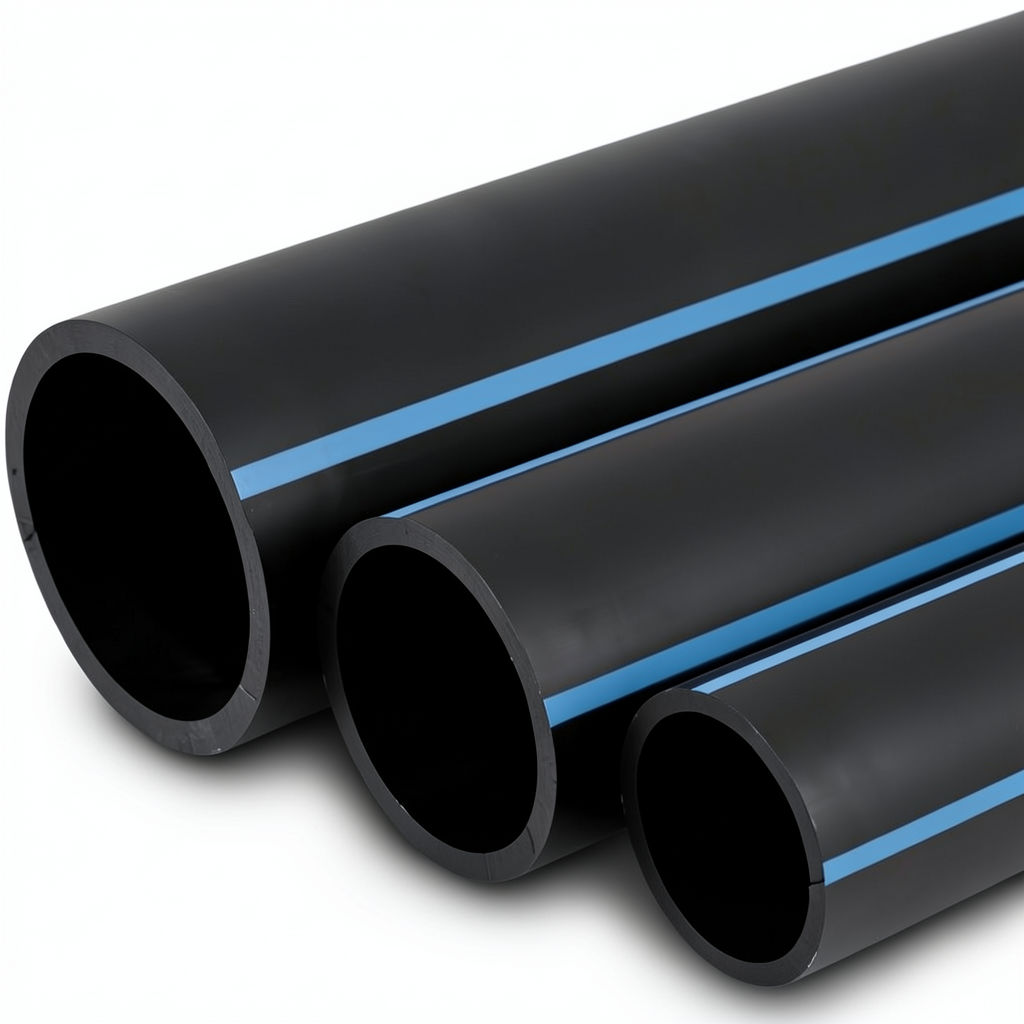 NPF HDPE Pipes Nominal Pressure 10 Bar Outside Diameter 280 mm Thickness 10.7 mm Black