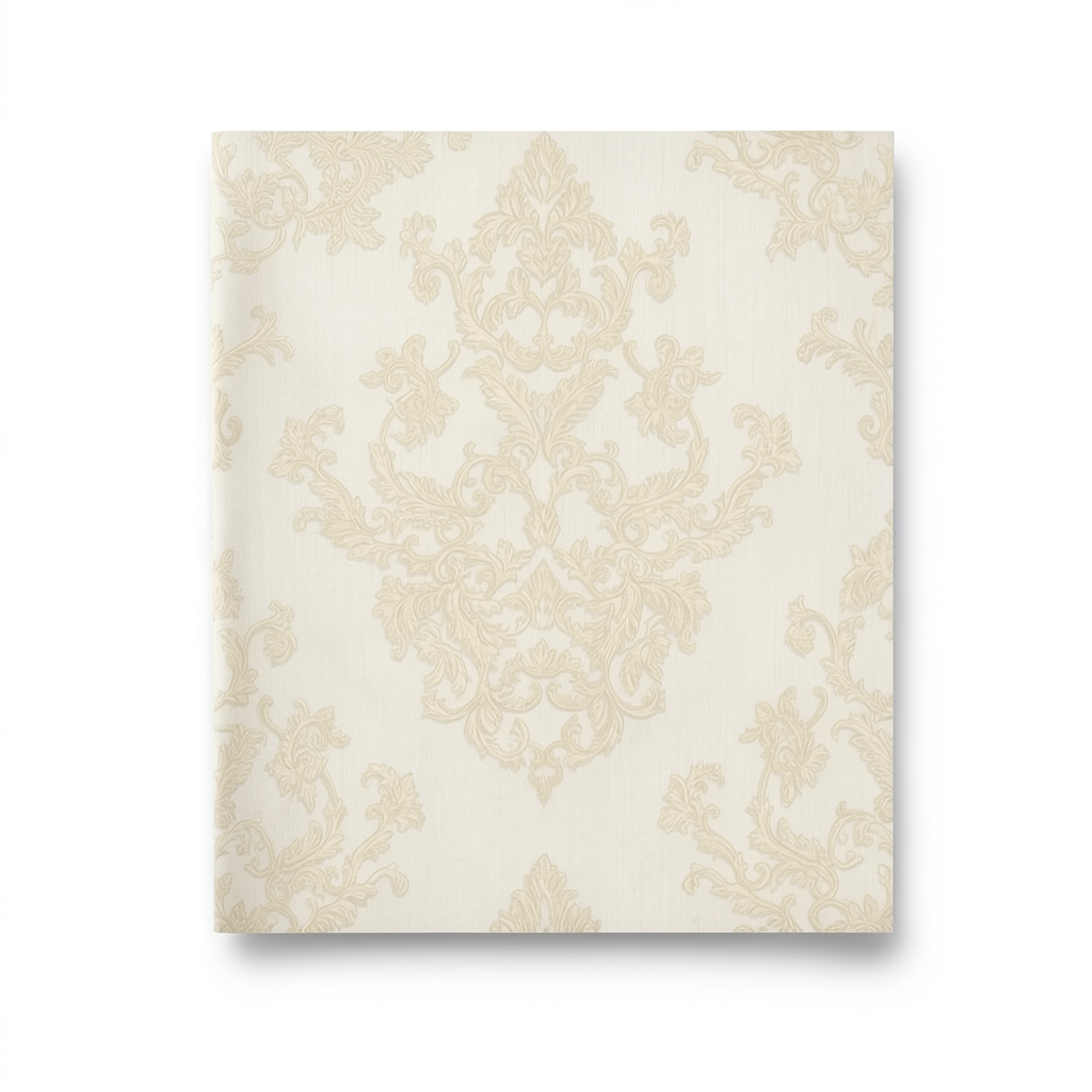 Italian Classic Wallpaper 10m x 0.73m Light Beige, Model 56834