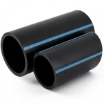 أنابيب HDPE الوطني ضغط 10 بار قطر خارجي 315 مم سمك 12.1 مم لون أسود