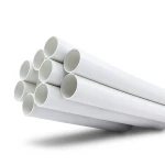انابيب UPVC ضغط اسمي 17.2 بار مقاس 8 إنش سمك 12.9 مم لون أبيض