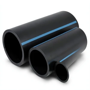 مواسير HDPE الوطني لشبكات المياه ضغط 10 بار قطر خارجي 90 مم سمك 4.3 مم لون اسود