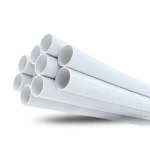 مواسير UPVC ضغط 21.7 بار مقاس 1 إنش سمك 2.46 مم لون أبيض