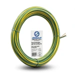 10mm2 Stranded Copper Earthing Wire 450/750 Voltage, Green/Yellow | Jeddah Cables Company