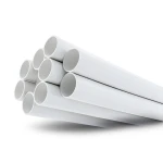 مواسير UPVC ضغط 21.7 بار مقاس 3 إنش سمك 6.58 مم لون أبيض