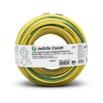 16mm2 Stranded Copper Earthing Electrical Wire 450/750V, Yellow/Green | Jeddah Cables Company