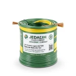 25mm Stranded Copper Earthing Electric Wire 450/750V, Green/Yellow | Jeddah Cables Company