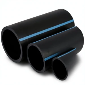 مواسير HDPE الوطني ضغط 12.5 بار قطر 140 مم سمك 6.7 مم أسود