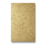 Dutch Patterned Wall Covering 10m x 0.53m Gold, Model 17820