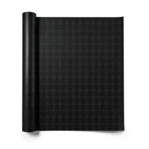 Italian Wallpaper Patterned Design Black Color, Size 10mx0.70m, Model rc17114