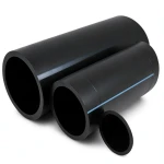 مواسير HDPE الوطني لشبكات المياه ضغط 12.5 بار قطر خارجي 40 مم سمك 2.4 مم لون اسود