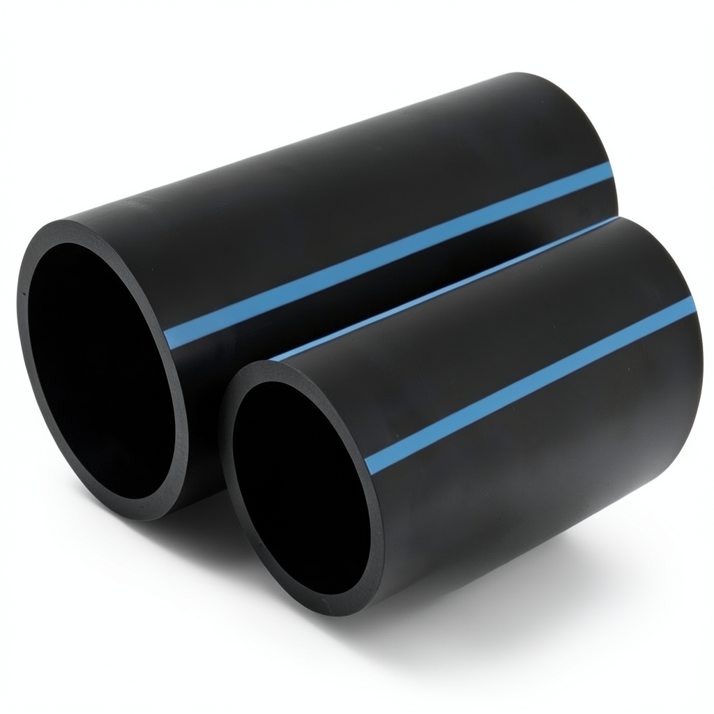 NPF HDPE Pipes Nominal Pressure 10 Bar Outside Diameter 125 mm Thickness 4.8 mm Black