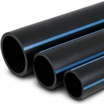 أنابيب HDPE الوطني ضغط 10 بار قطر خارجي 140 مم سمك 5.4 مم لون أسود