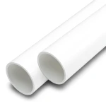 أنابيب UPVC ضغط اسمي 9 بار مقاس 2 إنش سمك 2.5 مم لون أبيض