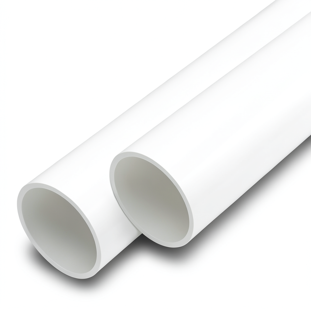 UPVC Pipes Nominal Pressure 9 Bar Size 2 Inch Thickness 2.5 mm White