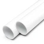 أنابيب UPVC ضغط اسمي 9 بار مقاس 3 إنش سمك 3.5 مم أبيض