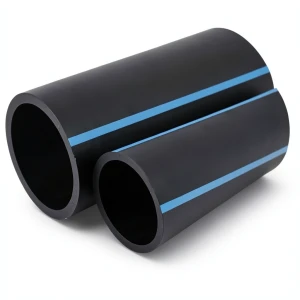 أنابيب HDPE الوطني ضغط 10 بار قطر خارجي 200 مم سمك 7.7 مم لون أسود