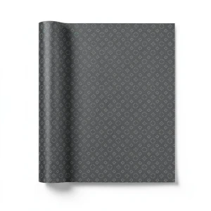 Wall Decoration Patterned Design 10 m x 1.06 m, Dark Gray