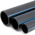 أنابيب HDPE الوطني لشبكات المياه ضغط 10 بار قطر خارجي 250 مم سمك 9.6 مم لون أسود