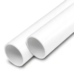 أنابيب UPVC ضغط اسمي 12 بار مقاس 1/4 1 إنش سمك 2.2 مم لون أبيض