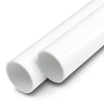 أنابيب UPVC ضغط اسمي 12 بار مقاس 6 إنش سمك 8.8 مم لون أبيض