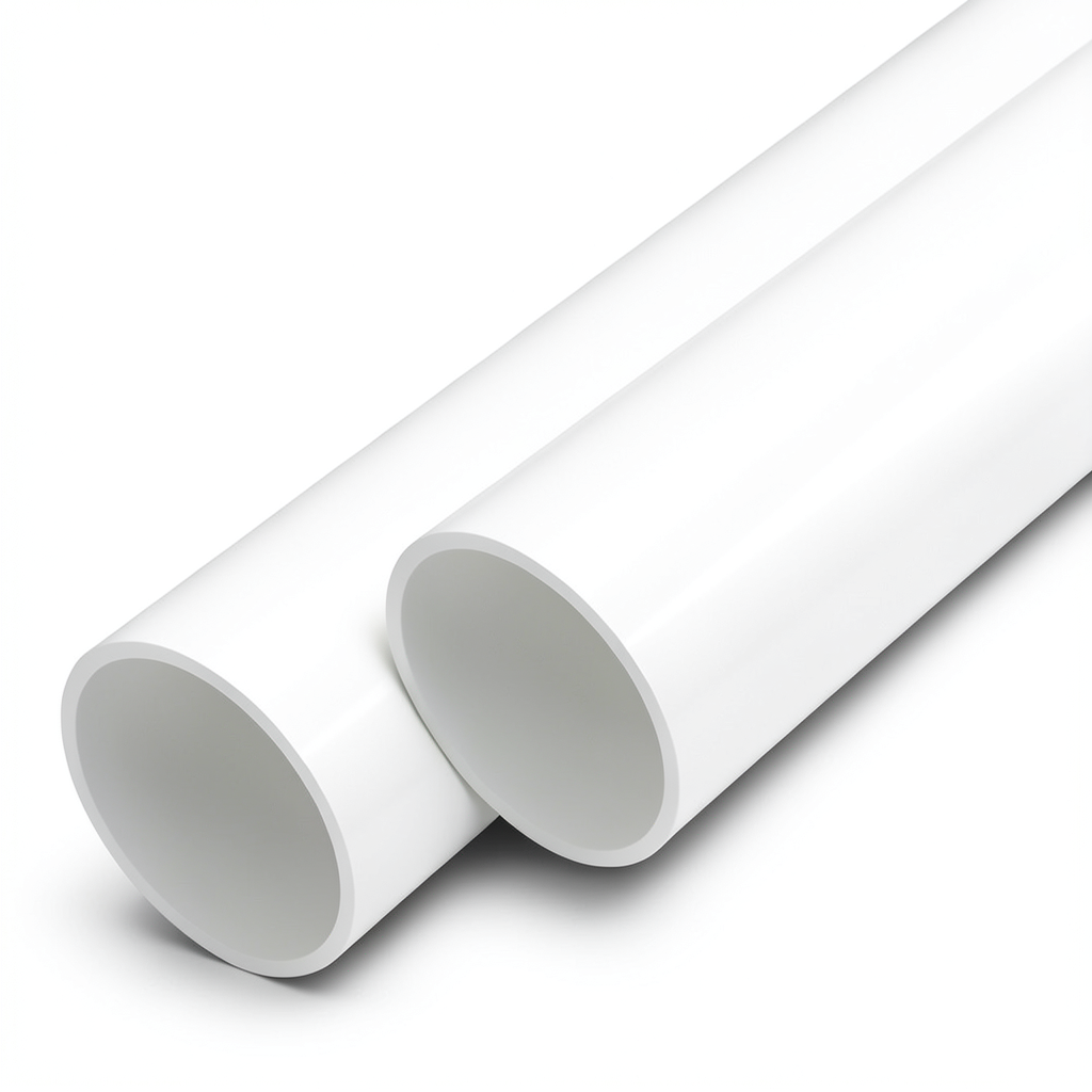 أنابيب UPVC ضغط 12 بار مقاس 8 إنش سمك 10.3 مم لون أبيض