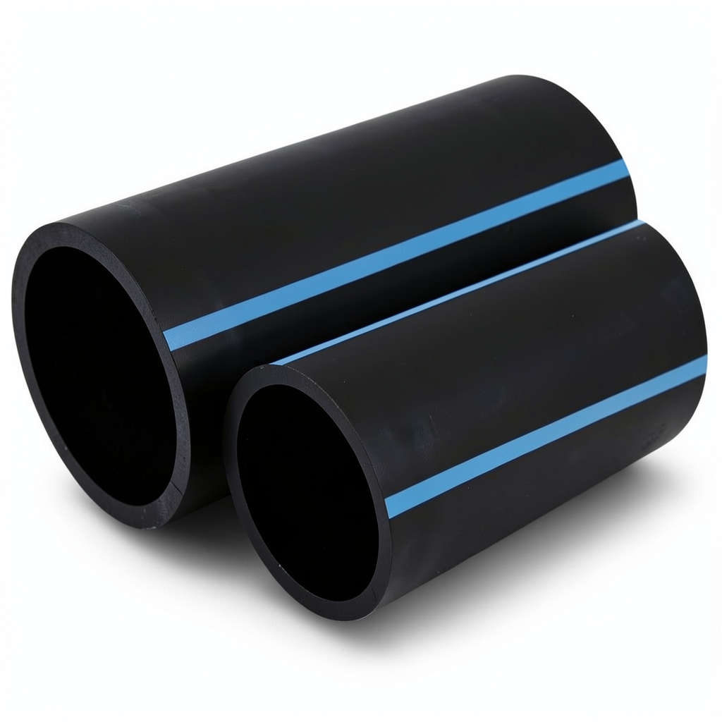 مواسير HDPE الوطني لشبكات المياه ضغط 8 بار قطر خارجي 32 مم سمك 1.5 مم لون اسود