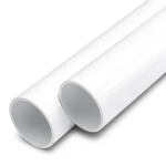 مواسير UPVC ضغط اسمي 15 بار مقاس 3/4 إنش سمك 1 مم لون أبيض