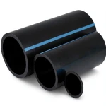 أنابيب HDPE الوطني ضغط 12.5 بار قطر خارجي 110 مم سمك 5.3 مم أسود