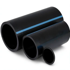 أنابيب HDPE الوطني ضغط 12.5 بار قطر خارجي 110 مم سمك 5.3 مم أسود