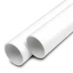 مواسير UPVC ضغط اسمي 15 بار مقاس 1 إنش سمك 2.1 مم لون أبيض