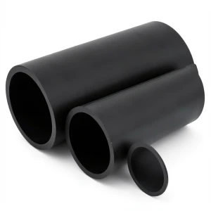NPF HDPE Pipes for Water Networks Pressure 8 Bar Outside Diameter 75 mm Thickness 2.9 mm Black