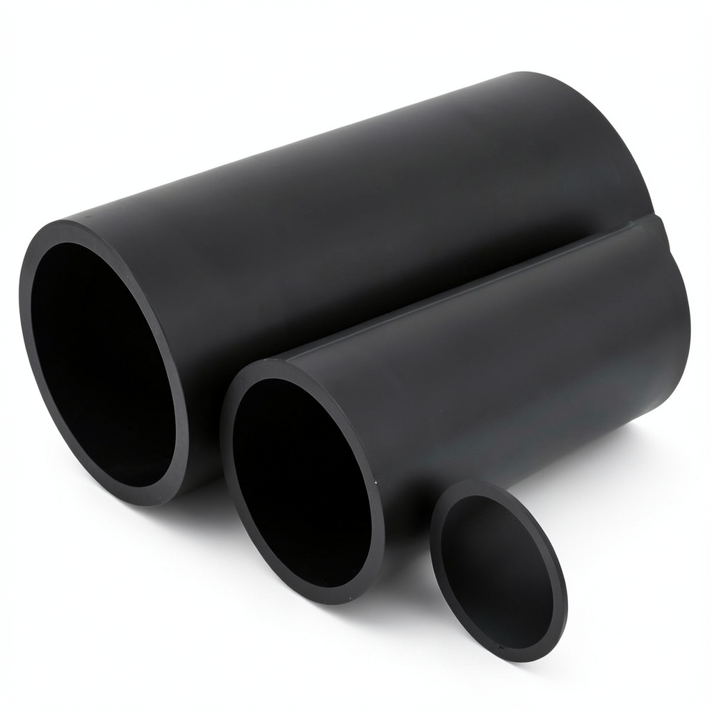 أنابيب HDPE الوطني لشبكات المياه ضغط 8 بار قطر خارجي 75 مم سمك 2.9 مم لون أسود