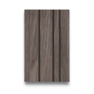Wooden Wall Covering Dark Brown 5m x 0.53m, Model 221004