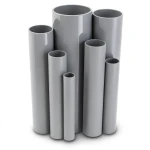 مواسير UPVC ضغط 21.7 بار مقاس 1/2 إنش سمك 1.6 مم لون رمادي