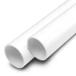 أنابيب UPVC ضغط اسمي 9 بار مقاس 3 إنش سمك 3.5 مم أبيض