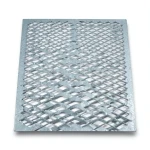 Galvanized Steel Expanded Metal Mesh Thickness 3.8 mm Width 2.44 m Length 6 m