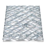 Galvanized Steel Expanded Metal Mesh Thickness 3.8 mm Width 2.44 m Length 7 m