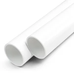 أنابيب UPVC ضغط اسمي 9 بار مقاس 8 إنش سمك 7.8 مم لون أبيض