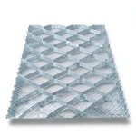 Galvanized Steel Expanded Metal Mesh Thickness 3.8 mm Width 2.44 m Length 7 m