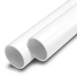 UPVC Pipes Nominal Pressure 12 Bar 1 1/2 Inch Diameter 2.5 mm Thickness White