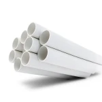 مواسير UPVC مقاس 4 إنش سمك 6.73 مم ضغط 17.2 بار لون أبيض