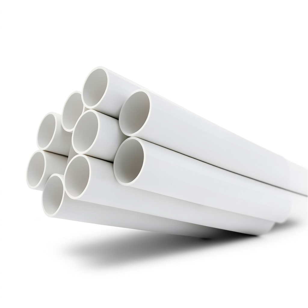 UPVC Plastic Pipe 4 inch Thickness 6.73 mm Pressure 17.2 Bar White Color