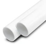 أنابيب UPVC ضغط اسمي 12 بار مقاس 3 إنش سمك 4.6 مم لون أبيض