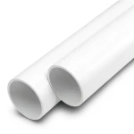 أنابيب UPVC ضغط اسمي 12 بار مقاس 4 إنش سمك 6 مم لون أبيض