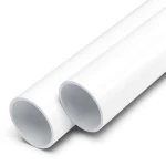 أنابيب UPVC ضغط اسمي 12 بار مقاس 6 إنش سمك 8.8 مم لون أبيض